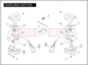 Harley-Davidson 2007 DYNA DYNA SUPER GLIDE CUSTOM  - FXDC HANDLEBAR SWITCHES