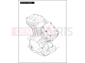 Harley-Davidson 2007 SOFTAIL SOFTAIL DELUXE  - FLSTN ENGINE ASSEMBLY - TWIN CAM 96â¢