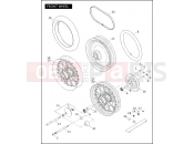 Harley-Davidson 2007 SOFTAIL NIGHT TRAIN  - FXSTB FRONT WHEEL (1 OF 2)