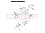 Harley-Davidson 2007 TOURING ELECTRA GLIDE STANDARD  - FLHT TRANSMISSION BEARINGS & COVERS
