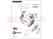 COSMETIC COVERS - Harley-Davidson VRSCAW V-ROD - VRSCAW 2007