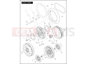 Harley-Davidson 2007 VRSC VRSCX SCREAMIN' EAGLE V-ROD  - VRSCX FRONT WHEEL