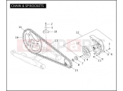 Harley-Davidson 2006 CVO/CUSTOM CVO VR DESTROYER  - VRXSE CHAIN & SPROCKETS
