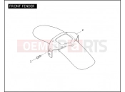 Harley-Davidson 2006 CVO/CUSTOM CVO VR DESTROYER  - VRXSE FRONT FENDER