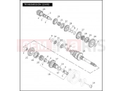 HARLEY-DAVIDSON DYNA 35TH ANV SUPER GLIDE  - FXD35 TRANSMISSION GEARS