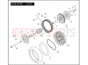 Harley-Davidson 2006 DYNA DYNA STREET BOB  - FXDBI REAR WHEEL - LACED