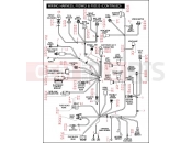 Harley-Davidson 2006 DYNA DYNA SUPER GLIDE  - FXDI WIRING HARNESS, FXDWGI & FXD35 (CONTINUED)