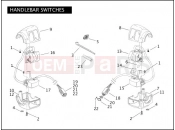 Harley-Davidson 2006 DYNA DYNA WIDE GLIDE  - FXDWGI HANDLEBAR SWITCHES