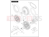 Harley-Davidson 2006 SOFTAIL FAT BOY  - FLSTFI FRONT WHEEL
