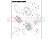 Harley-Davidson 2006 SOFTAIL NIGHT TRAIN  - FXSTB FRONT WHEEL (CONTINUED)