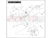 Harley-Davidson 2006 TOURING ELECTRA GLIDE STANDARD  - FLHT INNER FAIRING - FLTRI