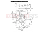 Harley-Davidson 2006 TOURING ELECTRA GLIDE CLASSIC  - FLHTCI WIRING HARNESS, INTERCONNECT - FLHT & FLHX