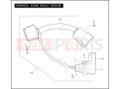 Harley-Davidson 2006 TOURING ROAD GLIDE  - FLTRI HARNESS, BANK ANGLE SENSOR