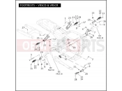 Harley-Davidson 2006 VRSC VRSCD NIGHT ROD  - VRSCD FOOTRESTS - VRSCD & VRSCR