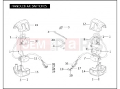 HANDLEBAR SWITCHES - Harley-Davidson CVO V-ROD - VRSCSE 2005