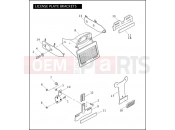 HARLEY-DAVIDSON DYNA SUPER GLIDE CUSTOM  - FXDCI LICENSE PLATE BRACKETS