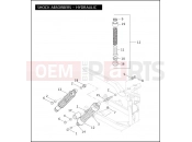 Harley-Davidson 2005 DYNA DYNA LOW RIDER  - FXDL SHOCK ABSORBERS - HYDRAULIC