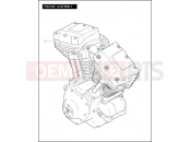 HARLEY-DAVIDSON DYNA WIDE GLIDE  - FXDWG ENGINE ASSEMBLY - TWIN CAM 88â¢