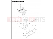 BATTERY, TRAY & CABLES - Harley-Davidson FLHT/I SIDECAR - SIDECAR FOR FLHT/I 2005