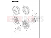 Harley-Davidson 2005 SOFTAIL FAT BOY  - FLSTFI REAR WHEEL