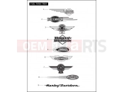 Harley-Davidson 2005 SOFTAIL SOFTAIL DELUXE  - FLSTN FUEL TANK TRIM