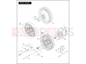 HARLEY-DAVIDSON SOFTAIL STANDARD  - FXST FRONT WHEEL (2 OF 2)