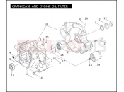 Harley-Davidson 2005 SOFTAIL NIGHT TRAIN  - FXSTB CRANKCASE AND ENGINE OIL FILTER -Twin Cam 88Bâ¢