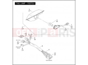 Harley-Davidson 2005 SOFTAIL NIGHT TRAIN  - FXSTB TAIL LAMP - FXSTD/I