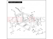 Harley-Davidson 2005 SOFTAIL SOFTAIL DEUCE  - FXSTDI FRAME & JIFFY STAND
