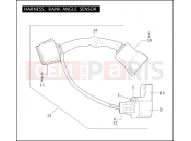 Harley-Davidson 2005 TOURING ULTRA CLASSIC  - FLHTCUI HARNESS, BANK ANGLE SENSOR