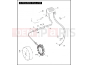 Harley-Davidson 2005 TOURING ROAD GLIDE  - FLTRI ALTERNATOR & REGULATOR