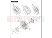 Harley-Davidson 2005 TOURING ROAD GLIDE  - FLTRI REAR WHEEL