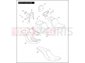 Harley-Davidson 2004 DYNA DYNA SUPER GLIDE  - FXDI SEATS & SISSY BAR