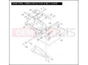 Harley-Davidson 2004 DYNA DYNA WIDE GLIDE  - FXDWGI REAR FORK, DEBRIS DEFLECTOR & BELT GUARD