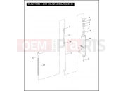 HARLEY-DAVIDSON ELECTRA GLIDE CLASSIC  - FLHTCI FRONT FORK - LEFT (NONFAIRING MODELS)