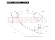 HARLEY-DAVIDSON ELECTRA GLIDE CLASSIC  - FLHTCI HARNESS, BANK ANGLE SENSOR
