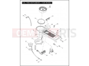 Harley-Davidson 2004 TOURING ELECTRA GLIDE STANDARD  - FLHTI FUEL TANK INSTRUMENTS - FLHR MODELS