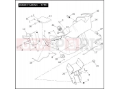 Harley-Davidson 2004 TOURING ELECTRA GLIDE STANDARD  - FLHTI INNER FAIRING - FLTRI