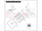 Harley-Davidson 2004 VRSC VRSCA V-ROD  - VRSCA CAM COVERS - FRONT SHOWN