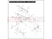 Harley-Davidson 2004 VRSC VRSCA V-ROD  - VRSCA REAR FORK, DEBRIS DEFLECTOR & BELT GUARD