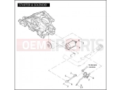 Harley-Davidson 2004 VRSC VRSCA V-ROD 98  - VRSCA 98 STARTER & SOLENOID