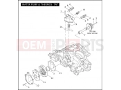 Harley-Davidson 2004 VRSC VRSCA V-ROD 98  - VRSCA 98 WATER PUMP & THERMOSTAT