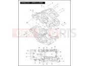 Harley-Davidson 2004 VRSC VRSCB V-ROD  - VRSCB CRANKCASE - UPPER & LOWER
