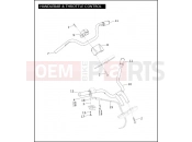 Harley-Davidson 2004 VRSC VRSCB V-ROD  - VRSCB HANDLEBAR & THROTTLE CONTROL