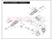 Harley-Davidson 2004 VRSC VRSCB V-ROD 98  - VRSCB 98 SHOCK ABSORBERS - HYDRAULIC