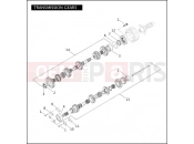 Harley-Davidson 2004 VRSC VRSCB V-ROD 98  - VRSCB 98 TRANSMISSION GEARS