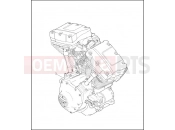 COMPLETE ENGINE - 1690 - Harley-Davidson CVO ROAD KING - FLHRSEI2 2003