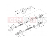 Harley-Davidson 2003 DYNA DYNA WIDE GLIDE  - FXDWG TRANSMISSION GEARS