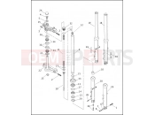 FRONT FORK - FXD & FXDL - Harley-Davidson DYNA SUPER GLIDE T-SPORT - FXDXT 2003