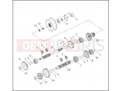 HARLEY-DAVIDSON ELECTRA GLIDE CLASSIC  - FLHTCI TRANSMISSION GEARS